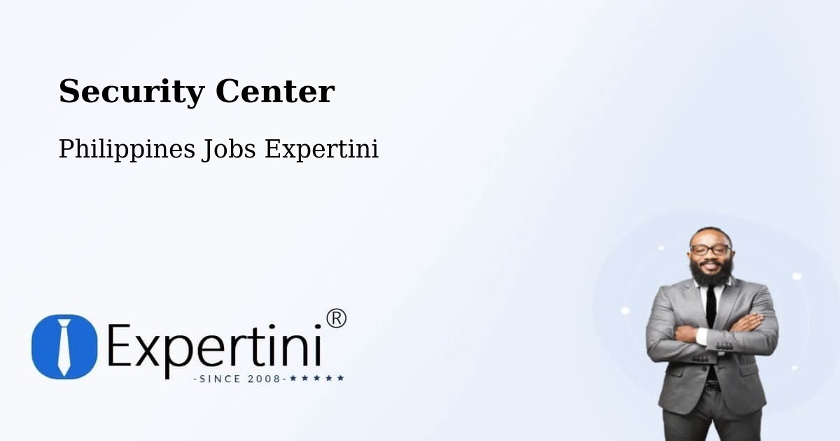 Security Center - Philippines Jobs Expertini